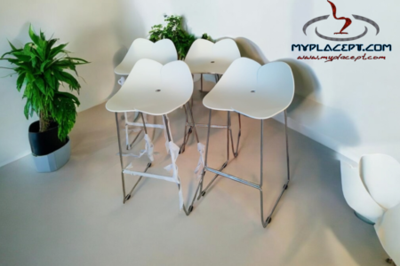 Outlet – Banco Bar PVC Branco (exposição)